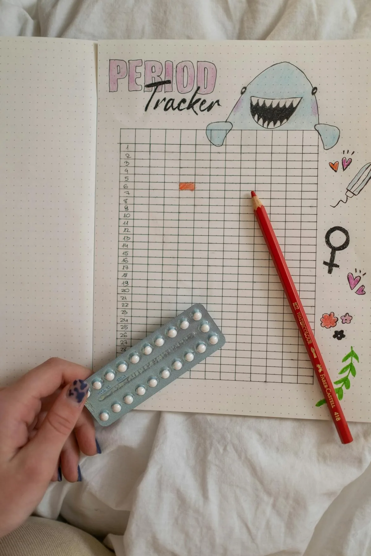 Birth control oral contraceptive pill pack